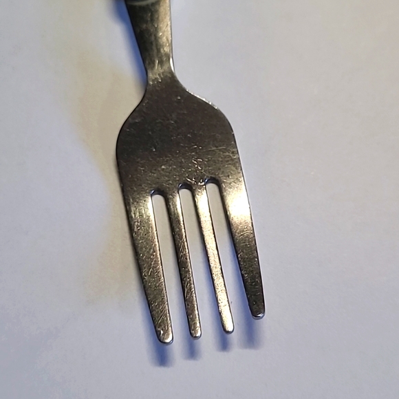 🎈Vintage DISNEY MINNIE MOUSE Flatware, Fork, Children's Silverware - Picture 4 of 7